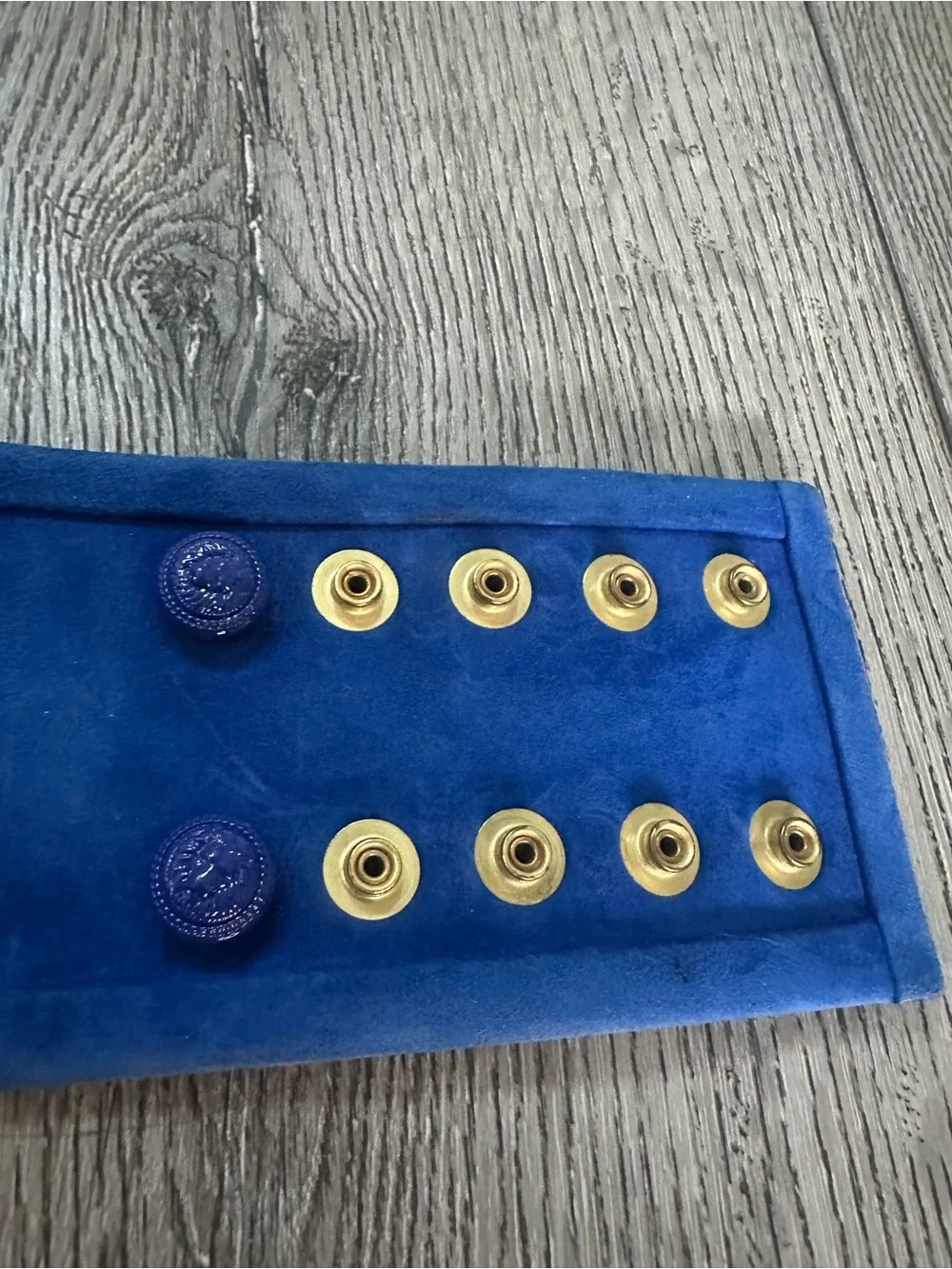 Ultra-Rare BALMAIN SS16 Runway Sample Suede Corset Belt